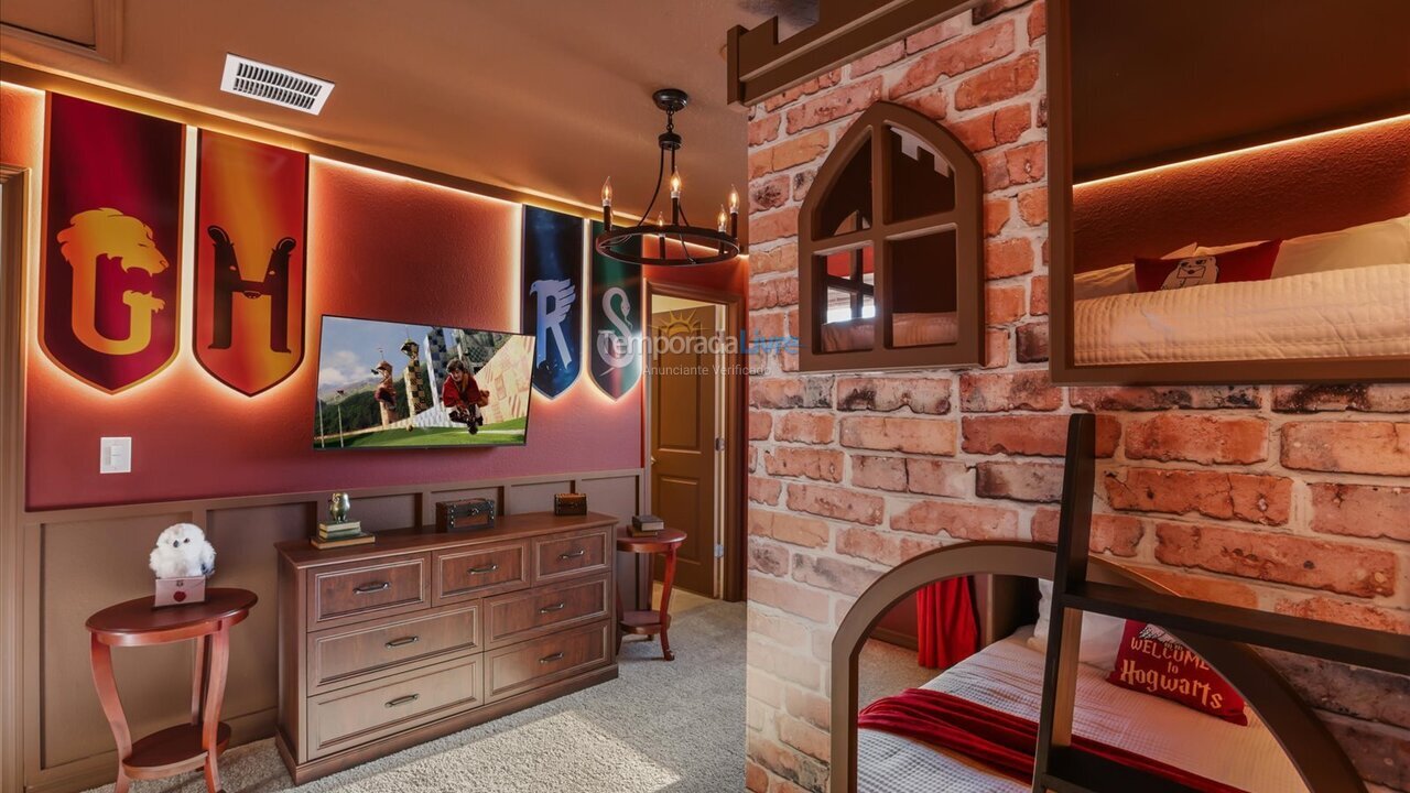 Casa para aluguel de temporada em Orlando (Clermont)