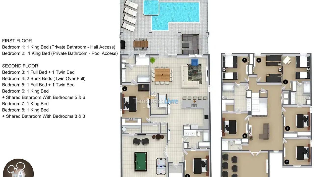 Casa para alquiler de vacaciones em Orlando (Davenport)