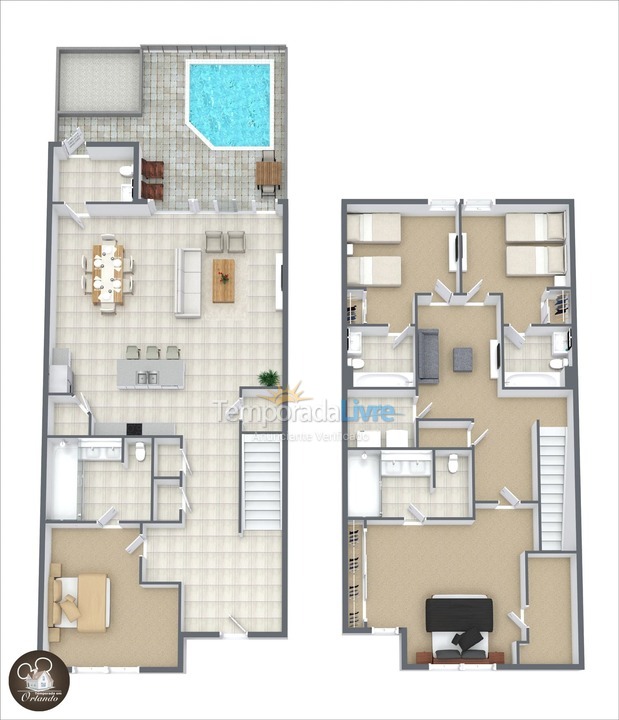 Casa para alquiler de vacaciones em Orlando (Kissimmee)