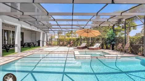 Stay in a house very close to Disney.