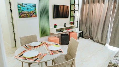 Apto Vista Mar, Pé na Areia e bem Localizado tudo perto
