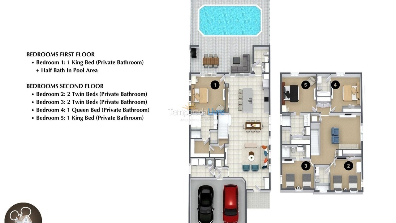 Casa para alquiler de vacaciones em Orlando (Davenport)