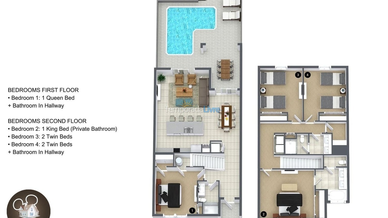 Casa para alquiler de vacaciones em Orlando (Kissimmee)