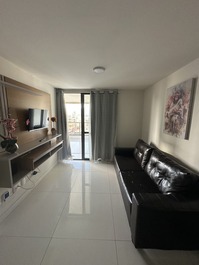 Apartamento 3 qtos vista lateral p mar 1vaga garagem