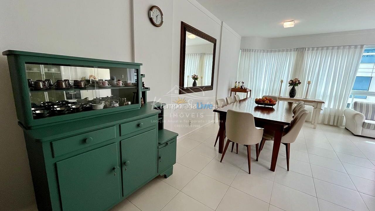 Apartamento para aluguel de temporada em Itapema (Meia Praia)