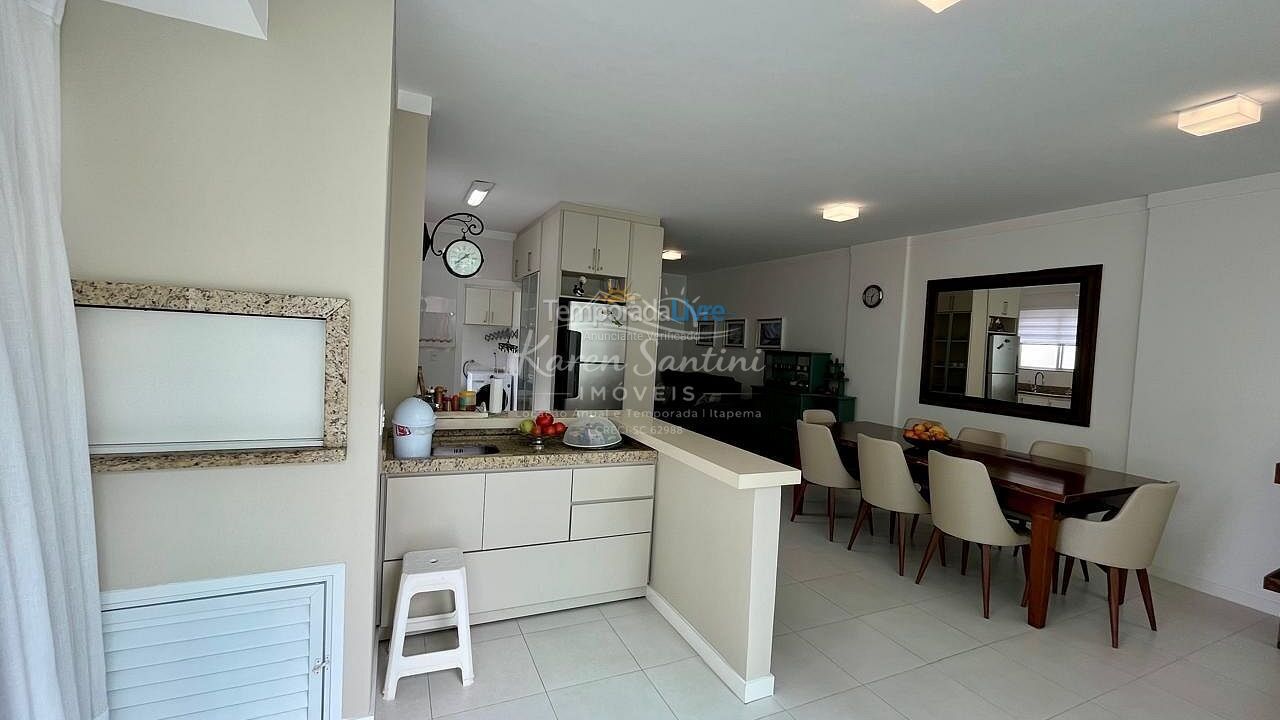 Apartamento para aluguel de temporada em Itapema (Meia Praia)