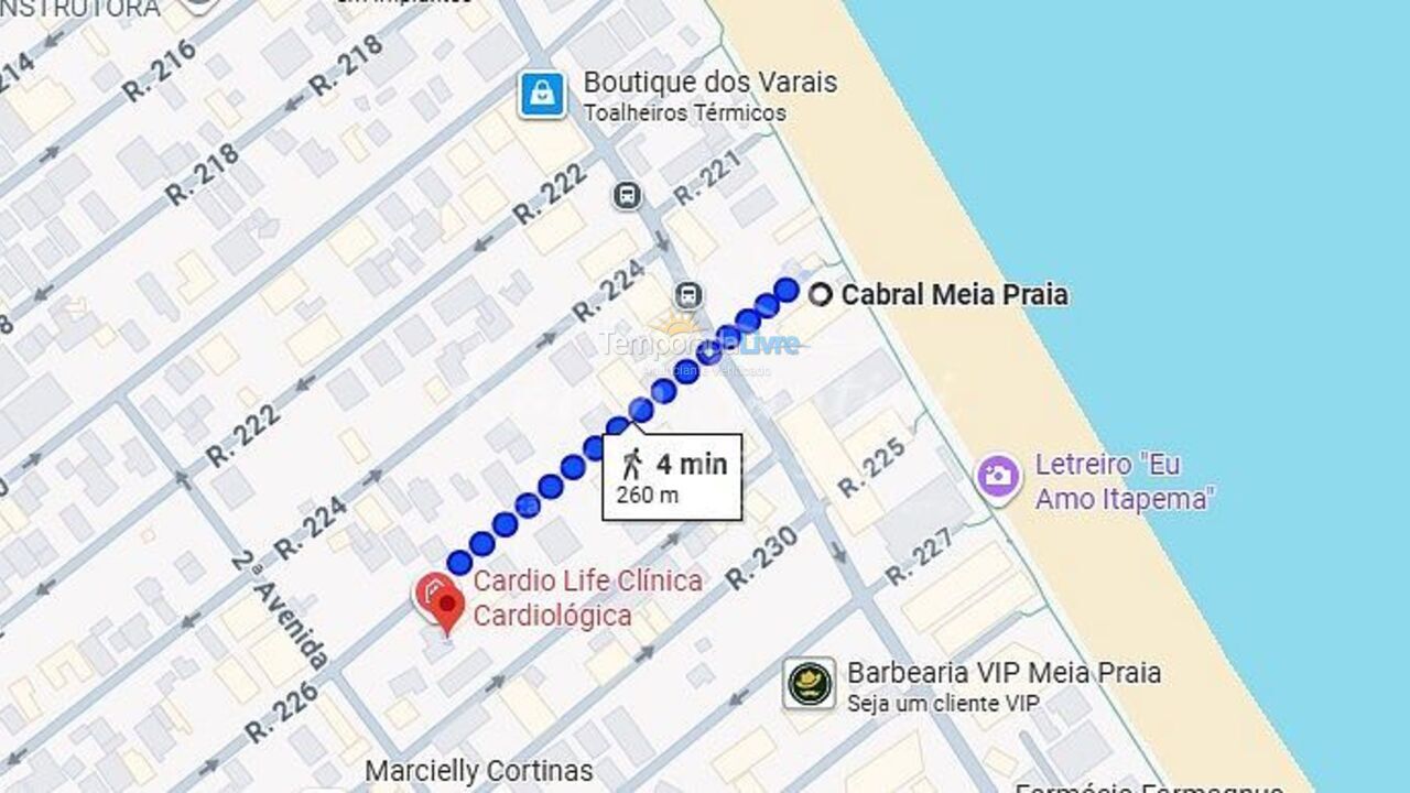 Apartamento para aluguel de temporada em Itapema (Meia Praia)