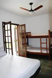 Acogedora casa de vacaciones en Ubatuba.