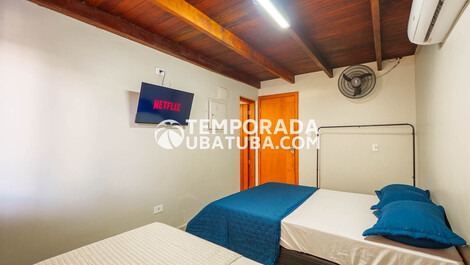 Casa de CINEMA 8 quartos ha 100m da Praia Grande Ubatuba 1299703-1510