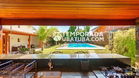 Casa de CINEMA 8 quartos ha 100m da Praia Grande Ubatuba 1299703-1510
