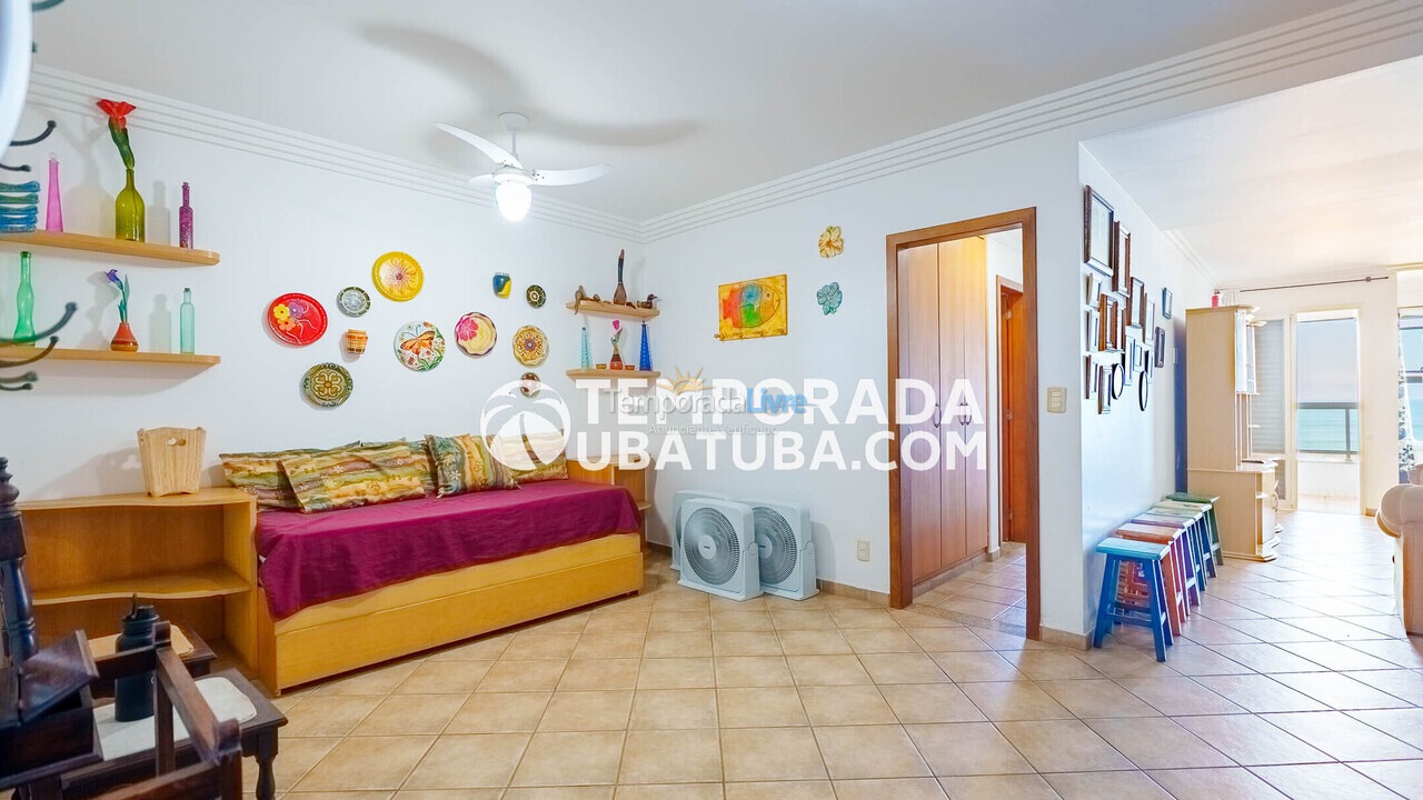 Apartamento para alquiler de vacaciones em Ubatuba (Praia Grande)