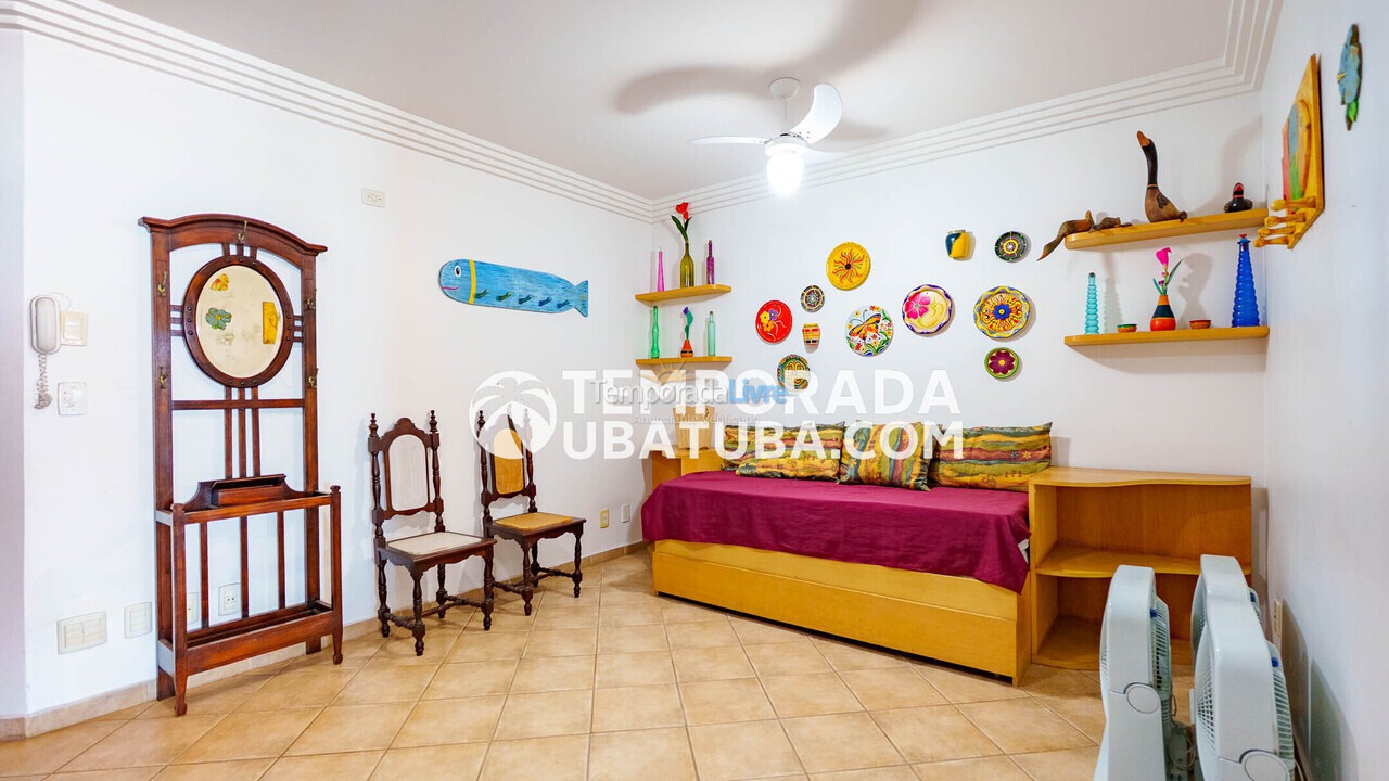 Apartamento para alquiler de vacaciones em Ubatuba (Praia Grande)
