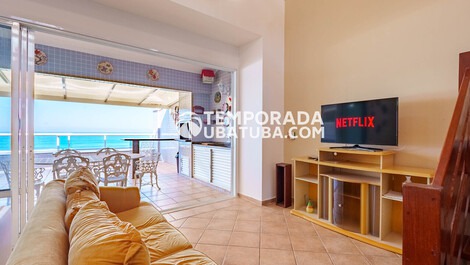 Ático con vista frontal para 12 personas - Praia Grande Ubatuba 1299703-1510