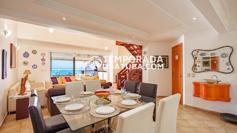 Ático con vista frontal para 12 personas - Praia Grande Ubatuba 1299703-1510
