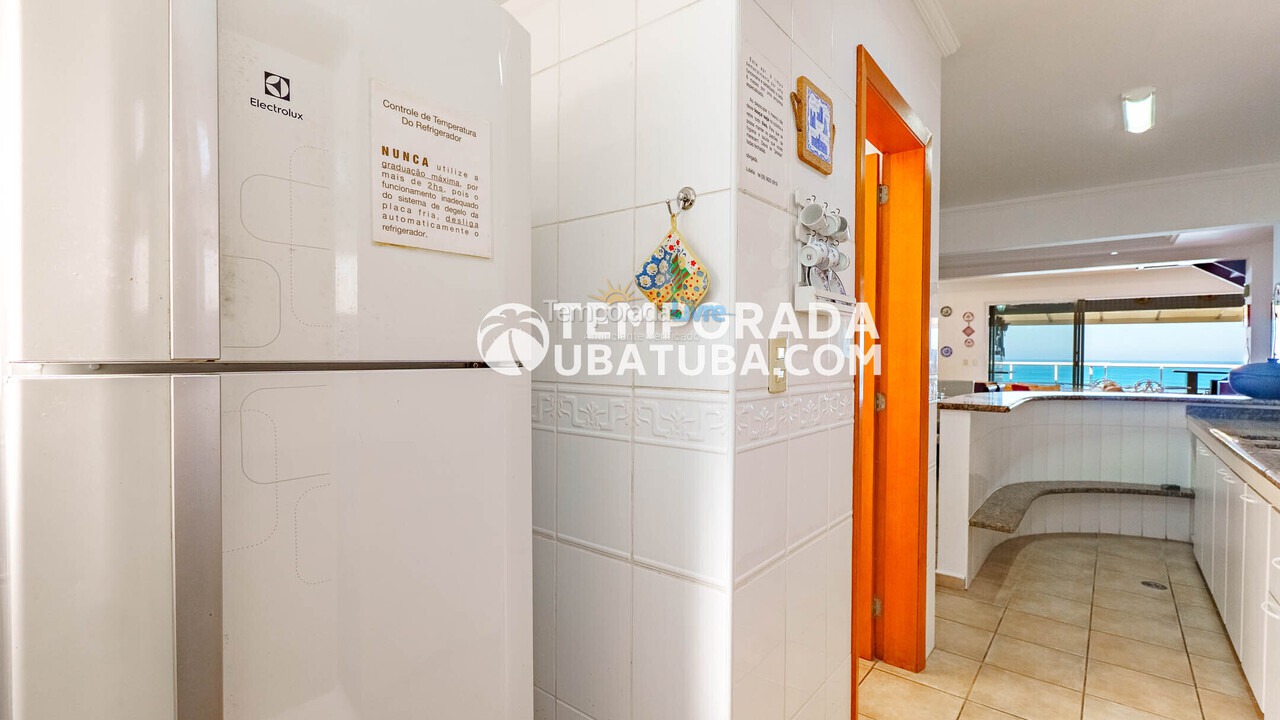 Apartamento para alquiler de vacaciones em Ubatuba (Praia Grande)