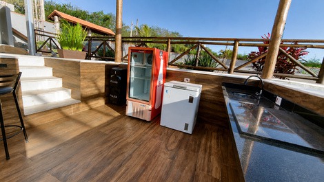 Country house in Boituva with heated pool, big screen TV and jacuzzi.
