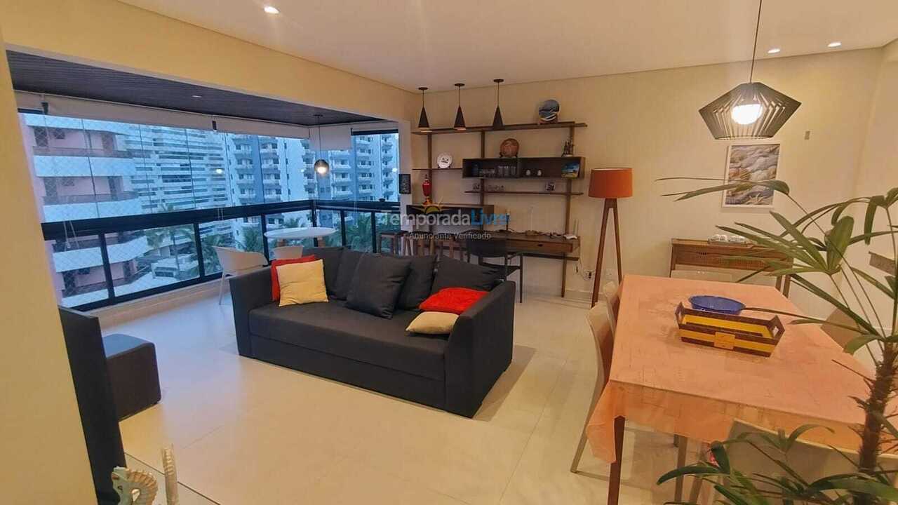 Apartamento para aluguel de temporada em Bertioga (Riviera de São Lourenço)