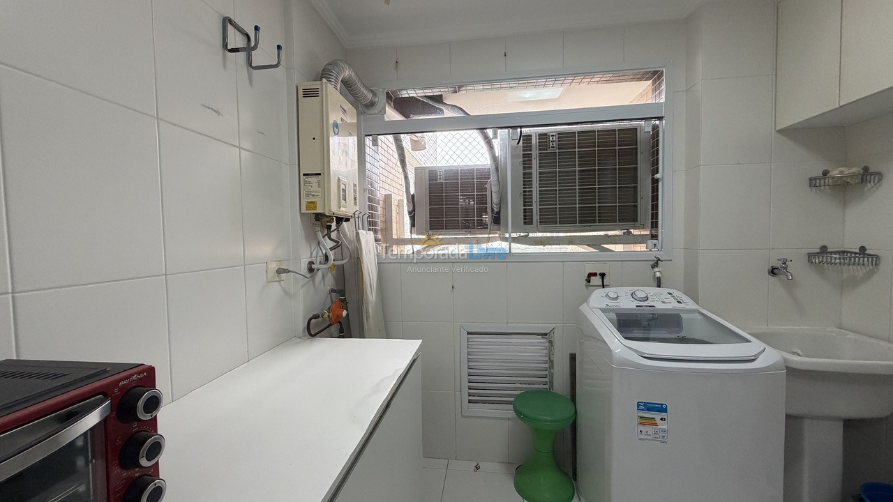 Apartamento para aluguel de temporada em Bertioga (Riviera de São Lourenço)