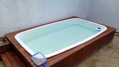 Deck com piscina