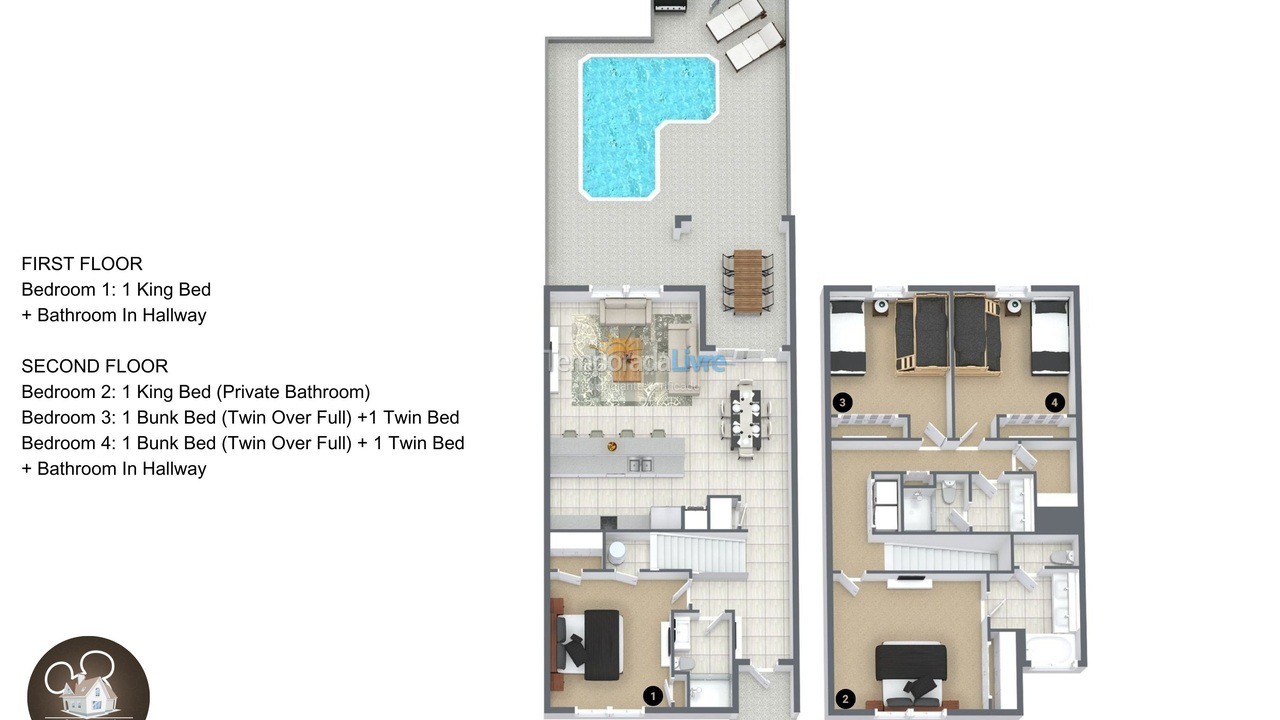 Casa para alquiler de vacaciones em Orlando (Kissimmee)