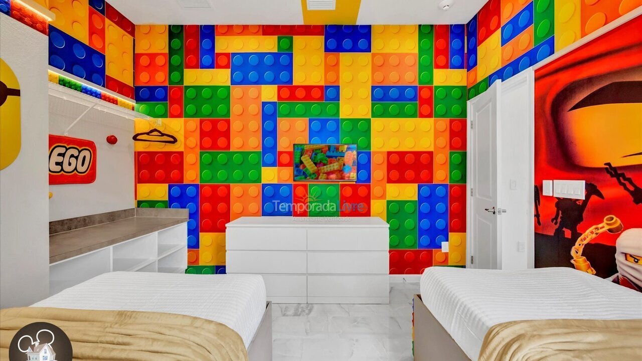Casa para aluguel de temporada em Orlando (Kissimmee)