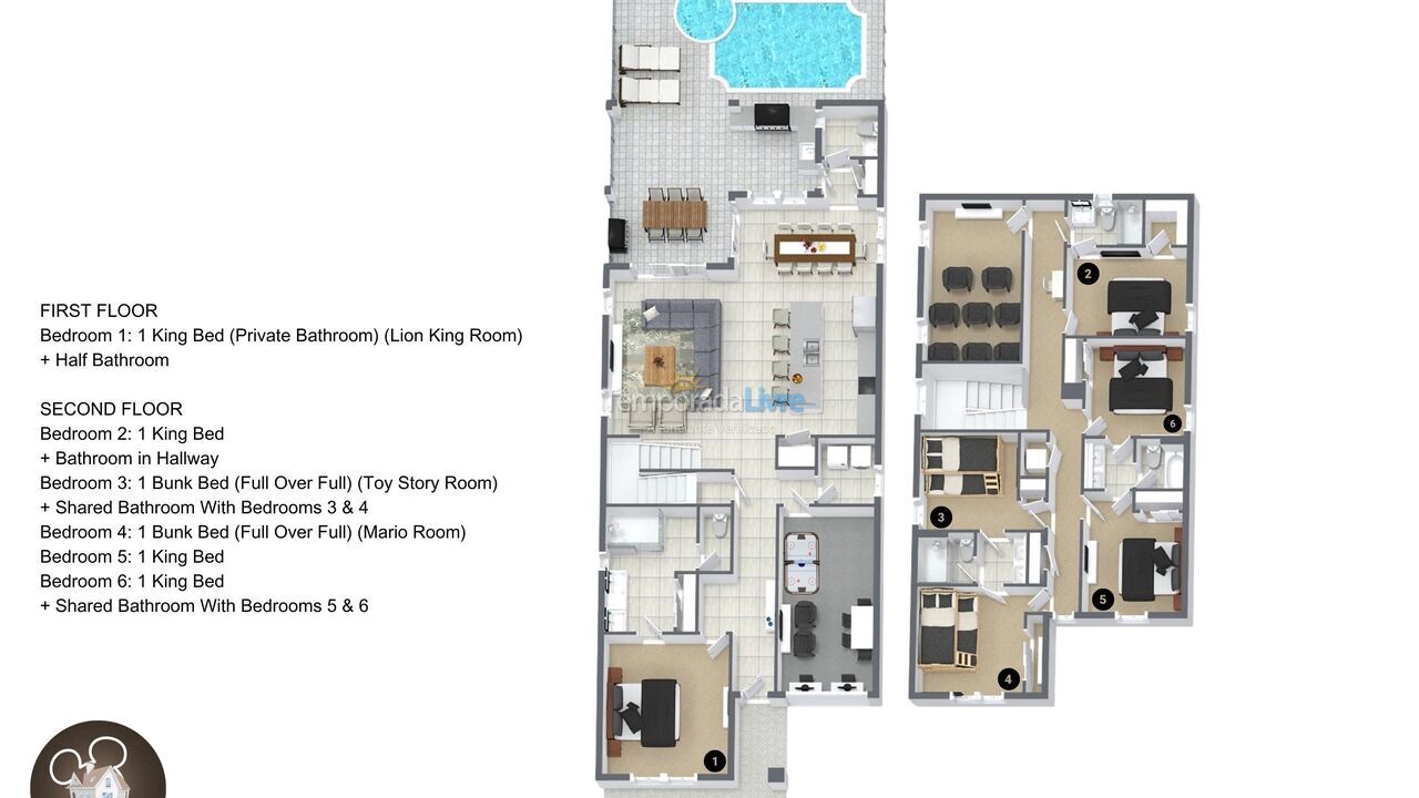 Casa para alquiler de vacaciones em Orlando (Kissimmee)