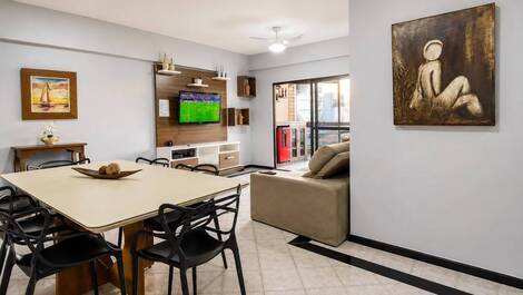 Spacious apartment in Cabo Frio with private barbecue.