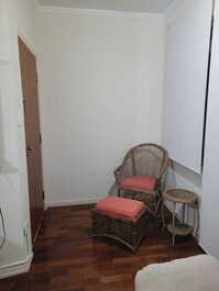 Apartamento de 2 habitaciones en la arena - Gonzaga - Santos