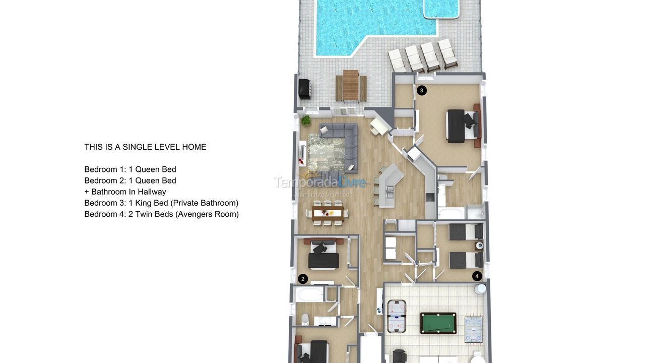 Casa para alquiler de vacaciones em Orlando (Kissimmee)