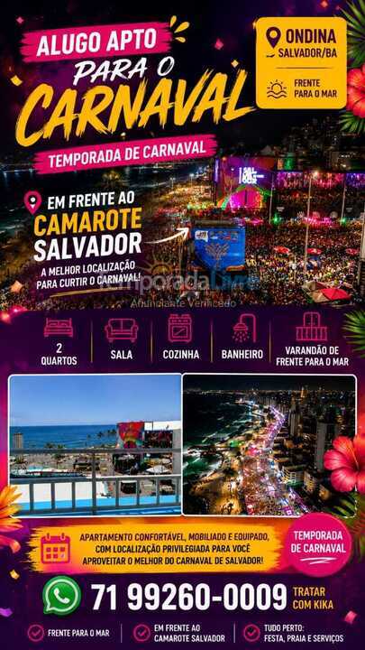 Apartamento para alquiler de vacaciones em Salvador (Ondina)