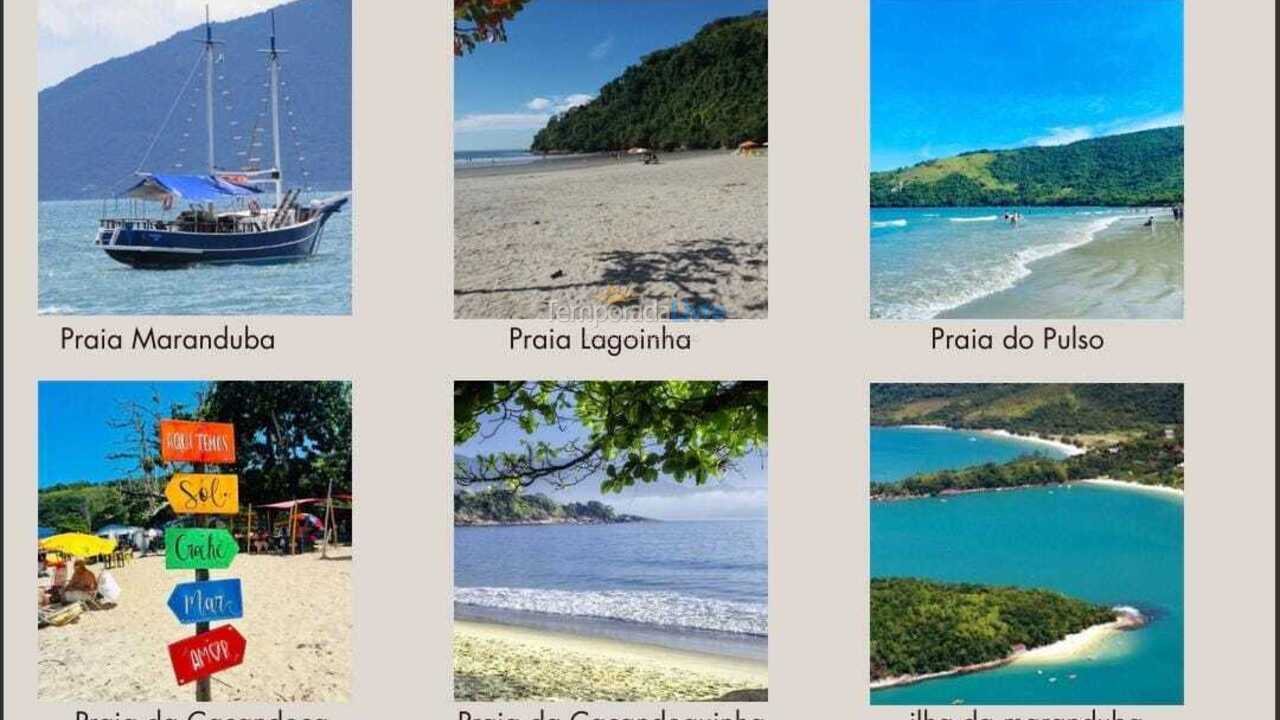 Casa para alquiler de vacaciones em Ubatuba (Maranduba)