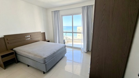 Balcony with sea view, 2 suites, 3 bedrooms, 2 parking spaces, Morro Beach, Guarapari, ES