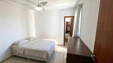 Balcony with sea view, 2 suites, 3 bedrooms, 2 parking spaces, Morro Beach, Guarapari, ES