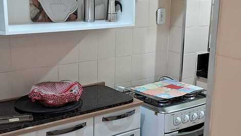 Apt foot in the sand, with beautiful view of the sea, city Ocian Praia Grande
