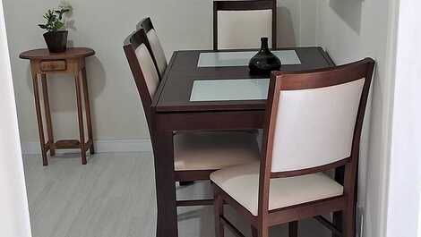 Apt foot in the sand, with beautiful view of the sea, city Ocian Praia Grande
