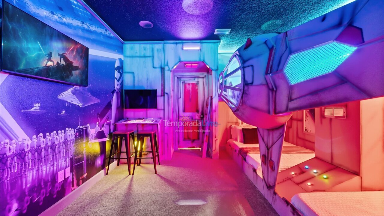 Casa para aluguel de temporada em Orlando (Kissimmee)