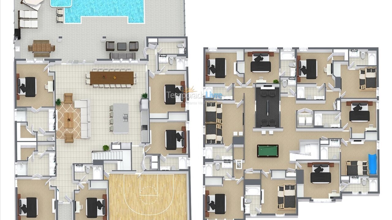 Casa para aluguel de temporada em Orlando (Kissimmee)