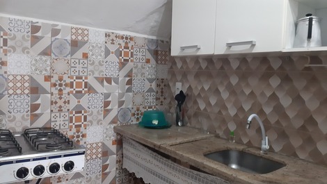 Mini cozinha, suíte terreo