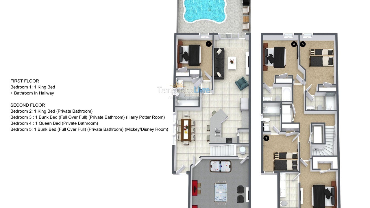Casa para alquiler de vacaciones em Orlando (Kissimmee)