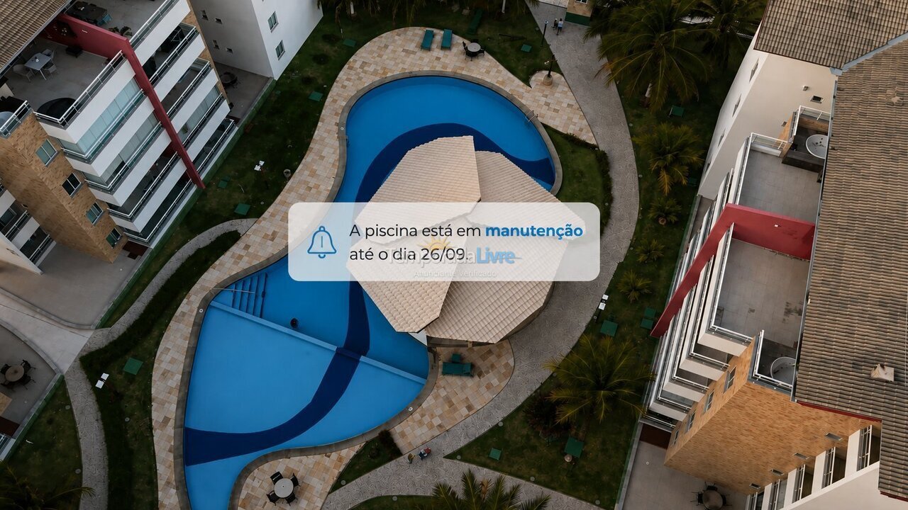 Apartamento para aluguel de temporada em Aquiraz (Ce Porto Das Dunas)