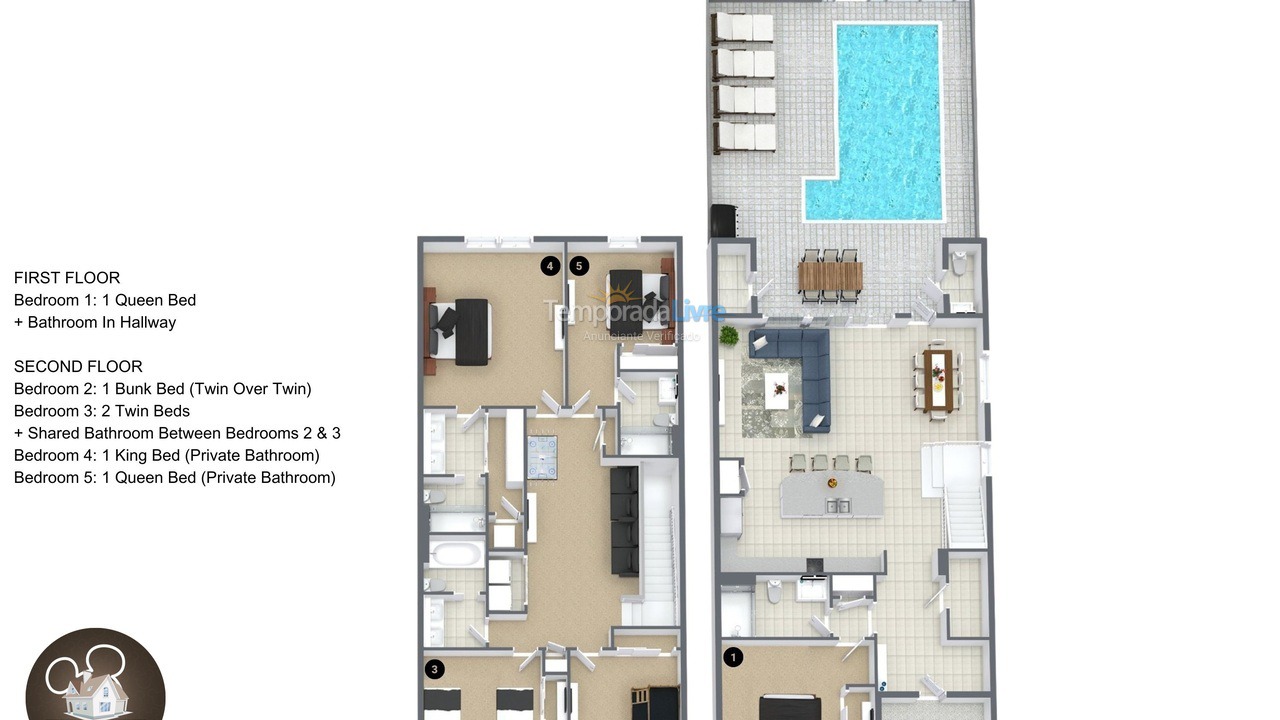 Casa para alquiler de vacaciones em Orlando (Clermont)