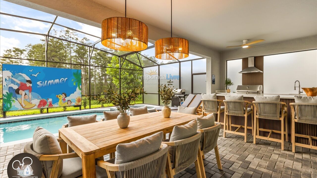Casa para aluguel de temporada em Orlando (Kissimmee)