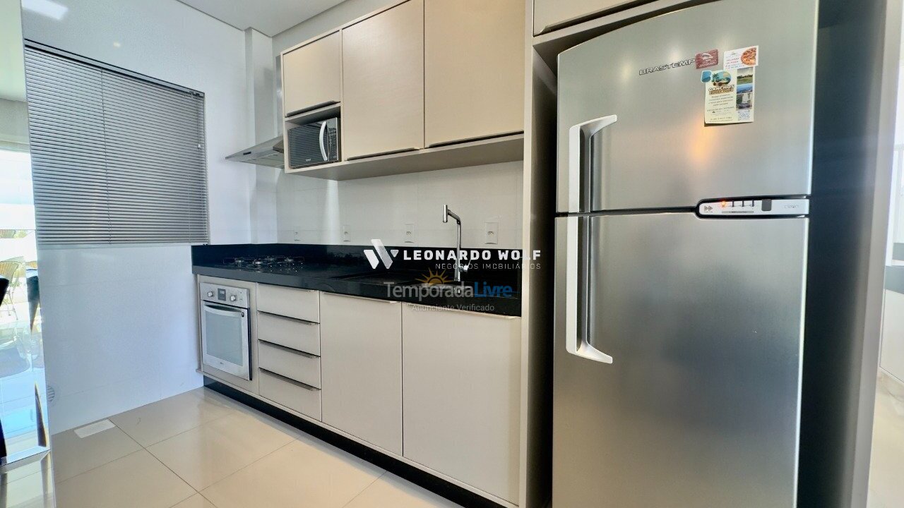 Apartamento para alquiler de vacaciones em Governador Celso Ramos (Praia de Palmas)