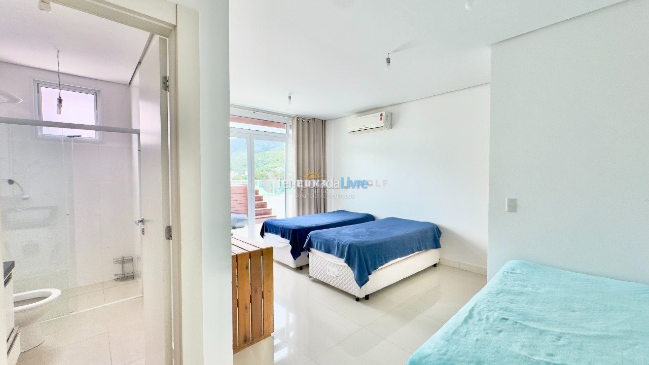 Apartment for vacation rental in Governador Celso Ramos (Praia de Palmas)