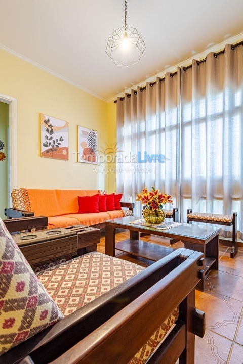 Apartamento para aluguel de temporada em Guarujá (Balneário Cidade Atlântica Guarujá)