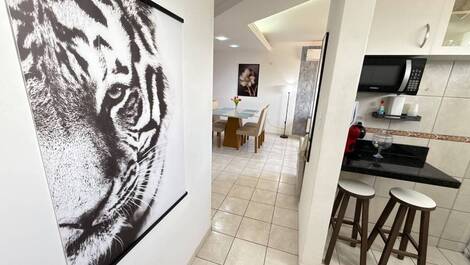 One-bedroom apartment for seasonal rental in Ponta Negra.