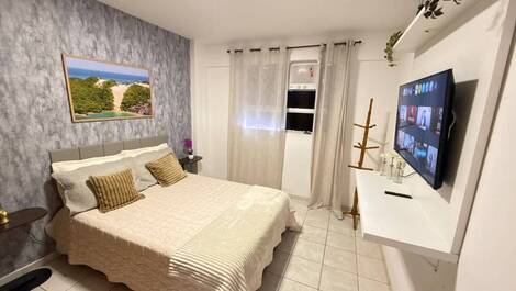 One-bedroom apartment for seasonal rental in Ponta Negra.