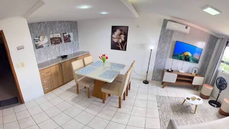 One-bedroom apartment for seasonal rental in Ponta Negra.
