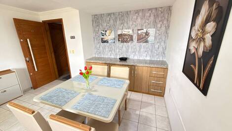 One-bedroom apartment for seasonal rental in Ponta Negra.