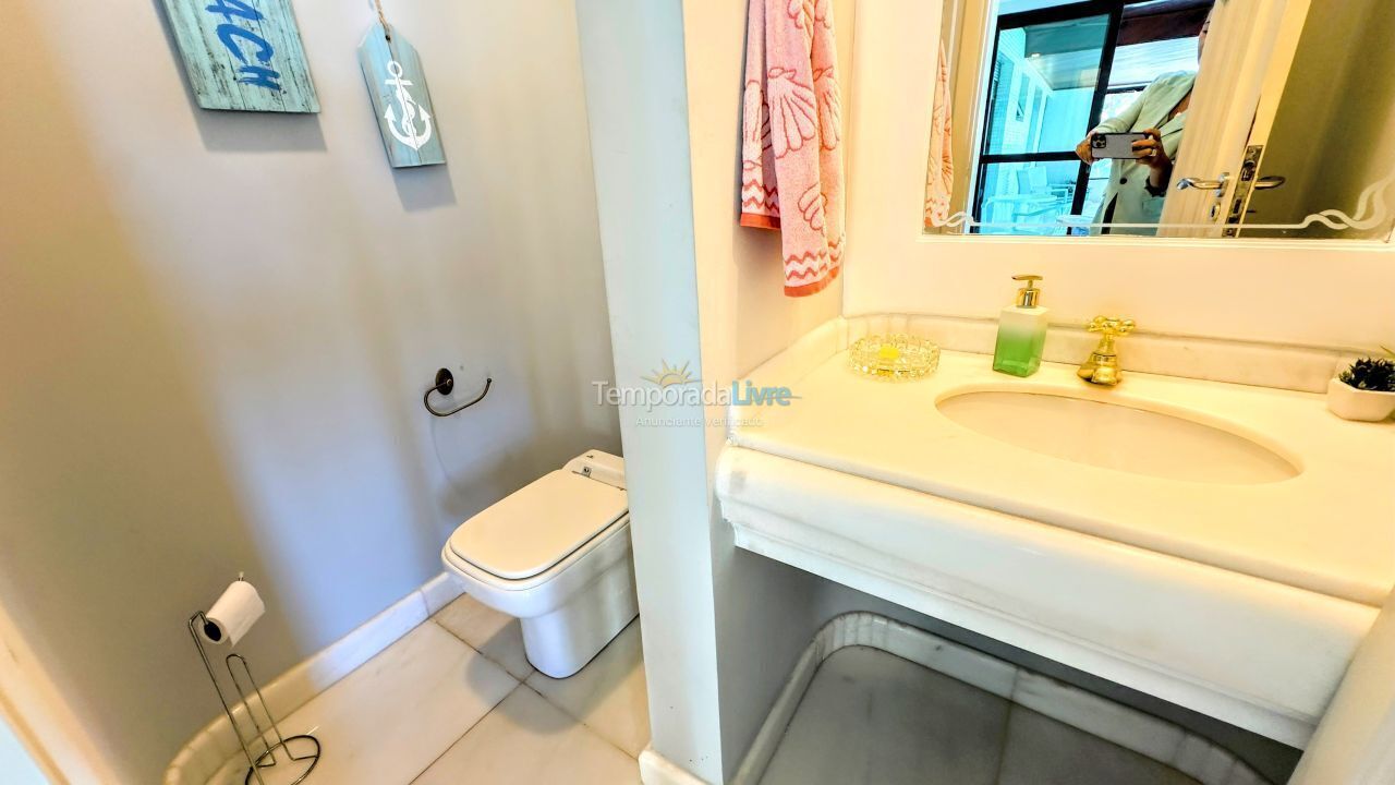 Apartamento para aluguel de temporada em Bertioga (Riviera de São Lourenço)